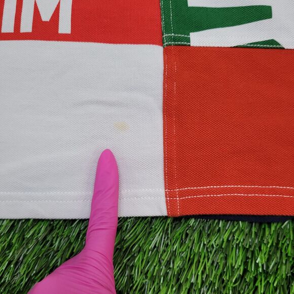 Tommy-Hilfiger Polo Shirt Large 22x27 Blue - Picture 7 of 16